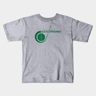 Defunct Seattle Basketball Kids T-Shirt
